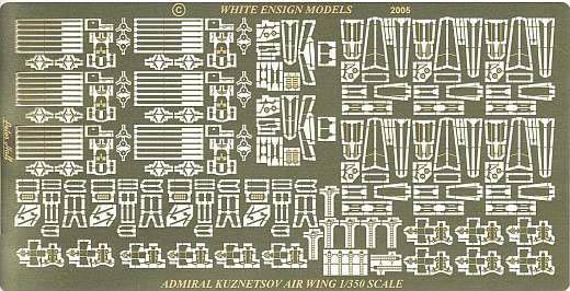 White Ensign Models - Fotoätzteilesatz für Admiral Kuznetsovs Bordgeschwader