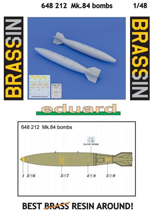 Eduard Brassin - Mk.84 bombs