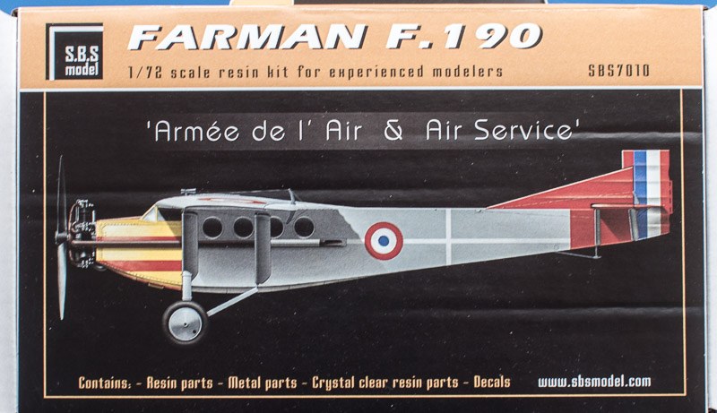 S.B.S Model - Farman F.190
