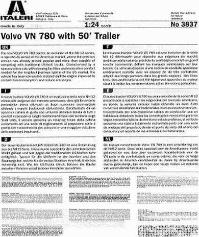 Italeri - Volvo VN 780 mit 50 Fuß Container