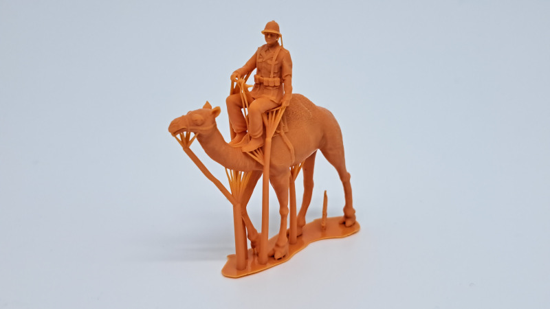 Afrikakorps Soldier Riding Camel