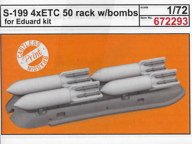 Eduard Brassin - S-199 4xETC 50 rack w/bombs