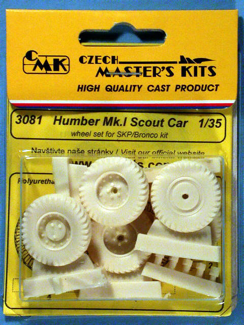 CMK - Humber Mk.I Scout Car Wheels set for SKP/Bronco kit 
