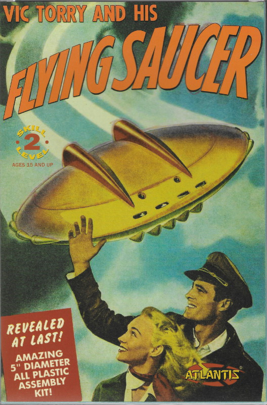 Atlantis Models - Vic Torry and his flying saucer