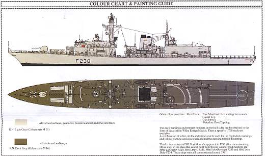 White Ensign Models - HMS Norfolk 1990