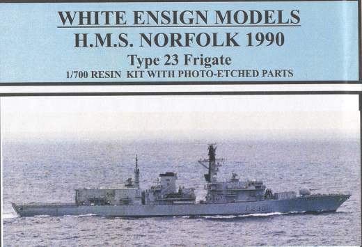 White Ensign Models - HMS Norfolk 1990