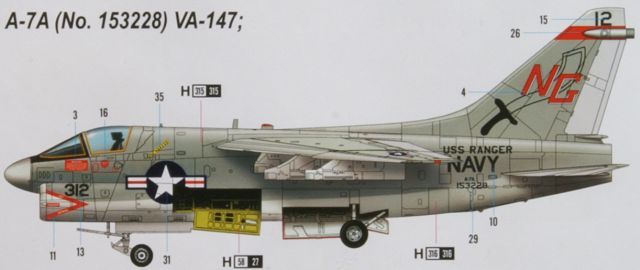 HobbyBoss - A-7A Corsair II