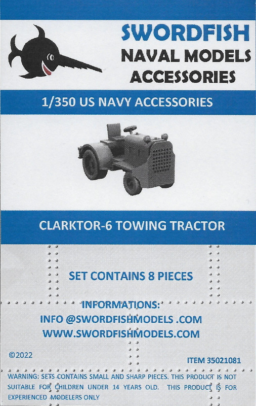 Swordfish Models  - Clarktor-6 Towing Tractor