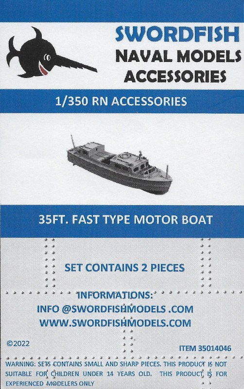 Swordfish Models  - 35ft. Fast Type Motor Boat