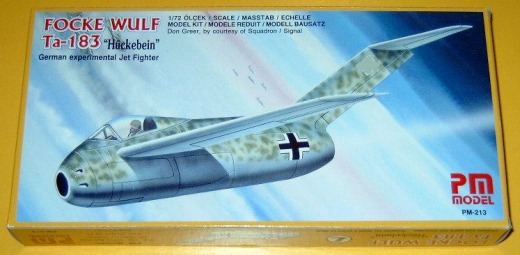 PM Modell - Focke Wulf Ta 183 Huckebein