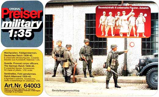 Preiser - Wachtposten, Feldgendarmen - Deutsches Reich 1939-1945