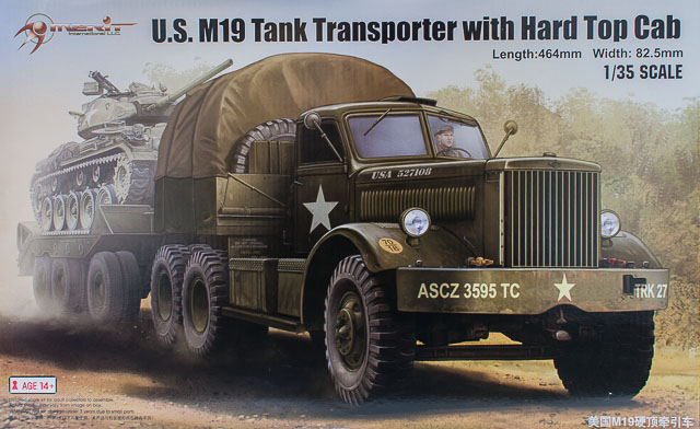 Merit - U.S. M19 Tank Transporter with Hard Top Cab
