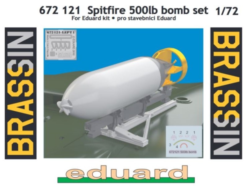 Eduard Brassin - Spitfire 500lb bomb set