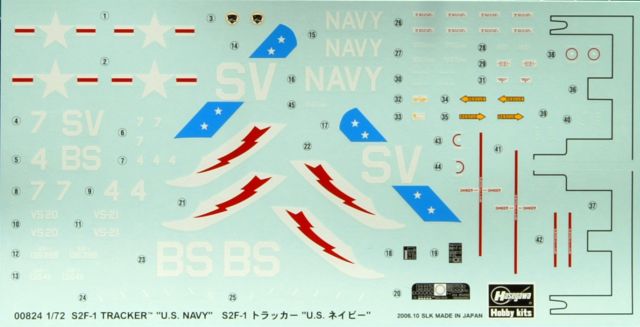 Hasegawa - S2F-1 Tracker 'U.S. Navy'
