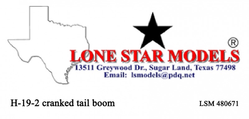 Lone Star Models - H-19-2 cranked tail boom
