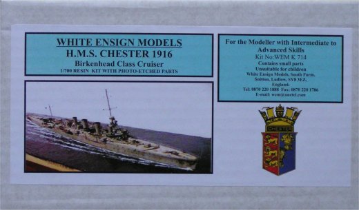 White Ensign Models - H.M.S. Chester