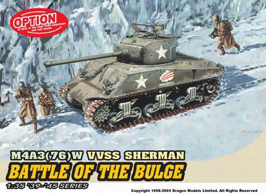 Dragon - M4A3 (76) W VVSS Sherman „Battle of the Bulge“