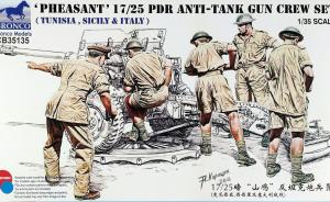British Army Pheasant 17/25pdr Anti-Tank Gun Crew Set