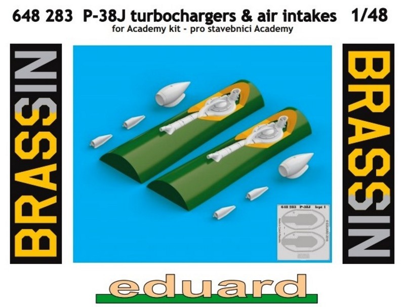 Eduard Brassin - P-38J turbochargers & air intakes