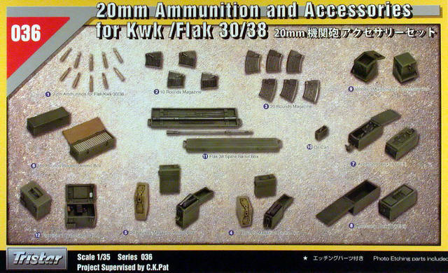 Tristar - 20mm Ammunition and Accessories for KwK/Flak 30/38