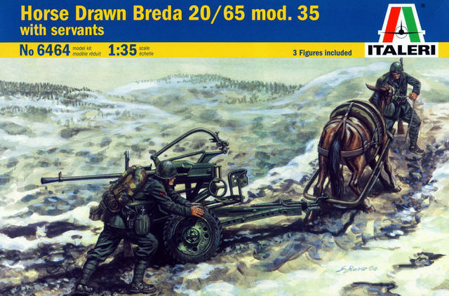 Italeri - Horse Drawn Breda 20/65 mod.35