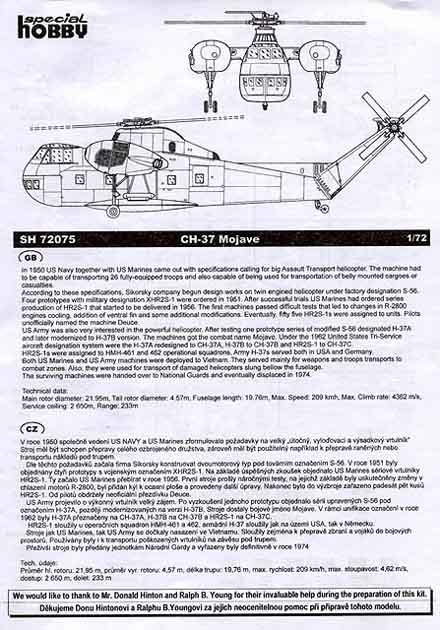 Special Hobby - Sikorsky CH-37 B Mojave