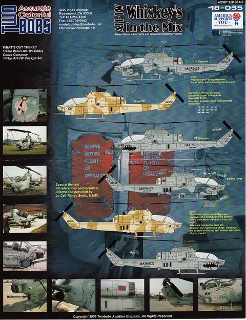 TwoBobs Aviation Graphics - AH-1W Whiskey's in the Mix