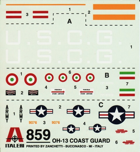 Italeri - OH-13 / AB-47 Coast Guard