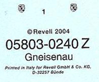 Revell - Schlachtkreuzer Gneisenau