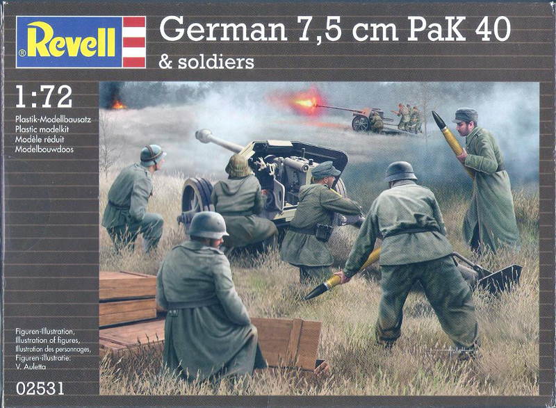 Revell - German 7,5 cm PaK 40 & soldiers