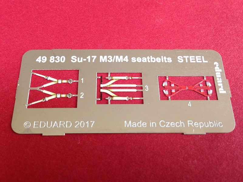 Eduard Ätzteile - Su-17 M3/M4 seatbelts STEEL