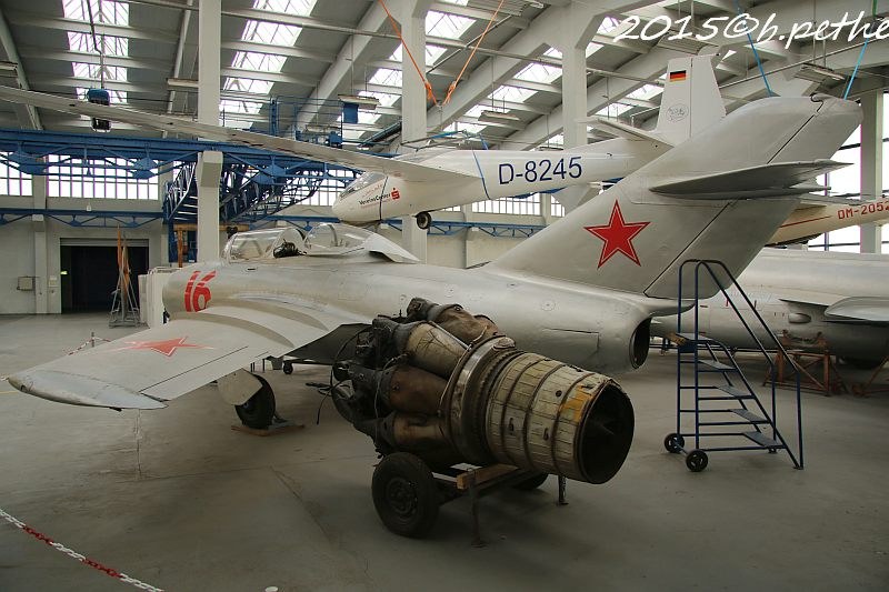 MiG-15UTI mit RD-45F im Hugo Junkers Museum, Dessau