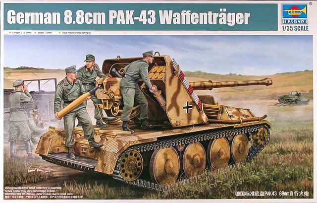 Trumpeter - German 8,8cm PAK-43 Waffenträger