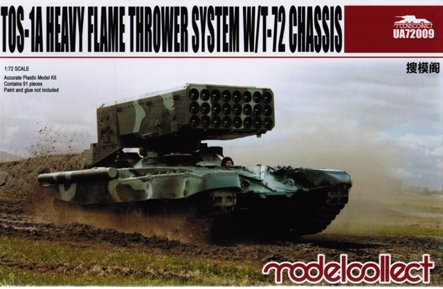 Modelcollect - TOS-1A Heavy Flame Thrower System w/T-72 Chassis