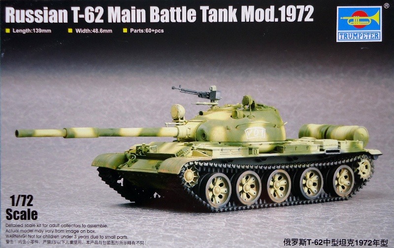 Trumpeter - Russian T-62 Main Battle Tank Mod. 1972