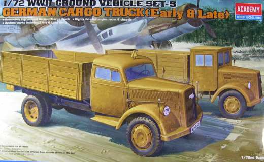 Academy - German Cargo Truck early & late