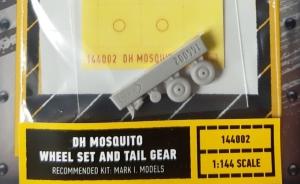 DH Mosquito Wheel Set and Tail Gear
