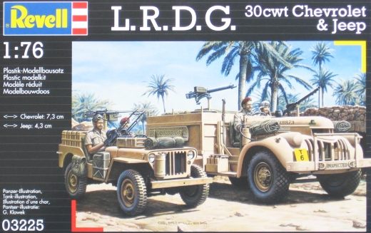Revell - L.R.D.G. 30cwt Chevrolet & Jeep