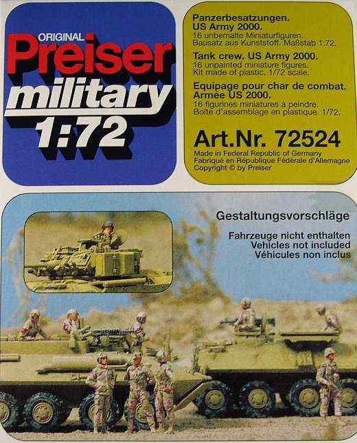 Preiser - Panzerbesatzung US Army 2000