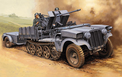 Italeri - Sd. Kfz. 10/4 w/Flak 30