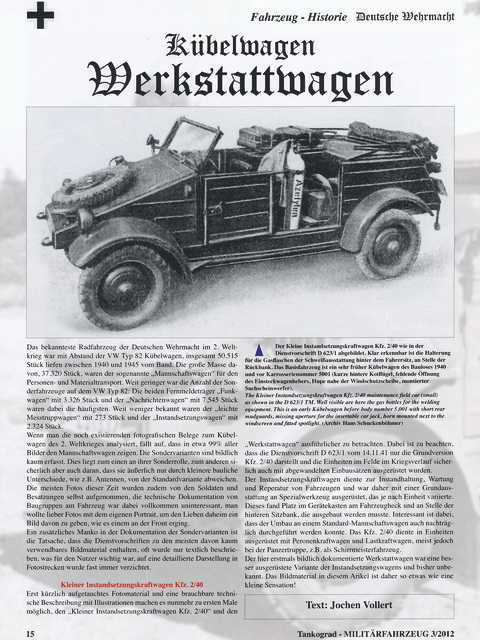  - Tankograd MILITÄRFAHRZEUG Ausgabe 3/2012