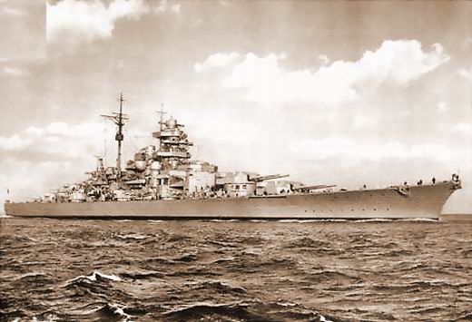  - Die deutschen Kriegsschiffe Bismarck und Tirpitz