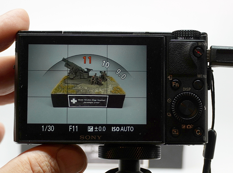 Meine Kamera lässt einen Blendenwert von F11 für maximale Tiefenschärfe zu