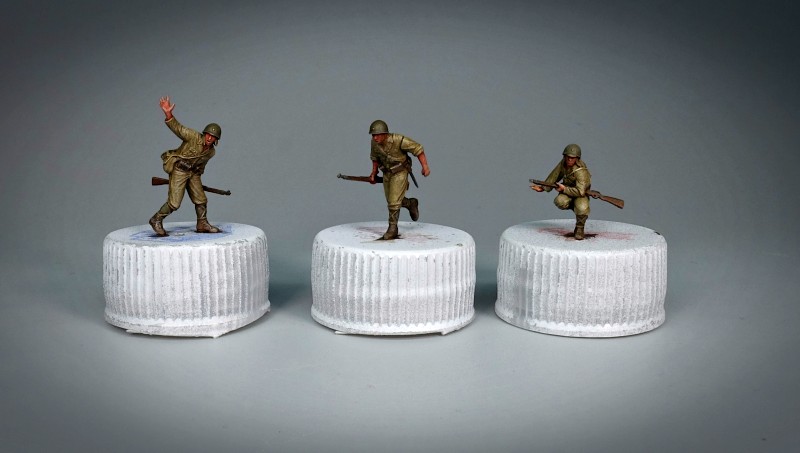 Anschauungsbeispiel: japanische Infanteristen/Zweiter Weltkrieg von Paracel Miniatures, Maßstab 1:72