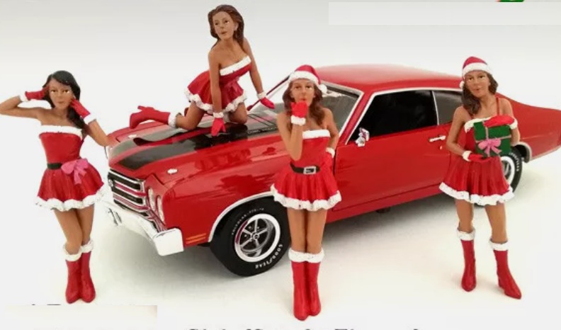 American Diorama Christmas Girls 1:24  
